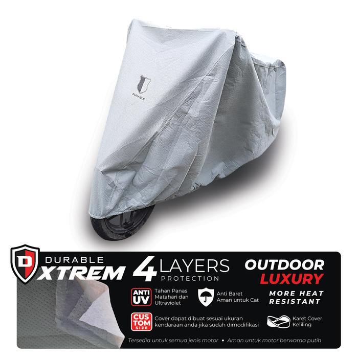 Piaggio MP3 Cover Motor Durable Xtrem Sarung Motor Outdoor - Xtrem Abuabu, Piaggio MP3