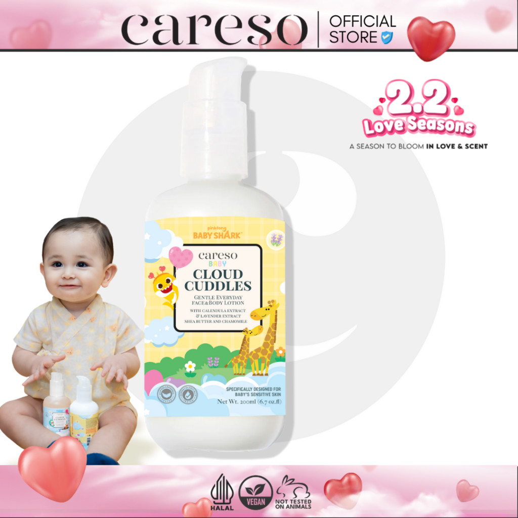 Careso Baby - Face & Body Lotion - Cloud Cuddles 200ml