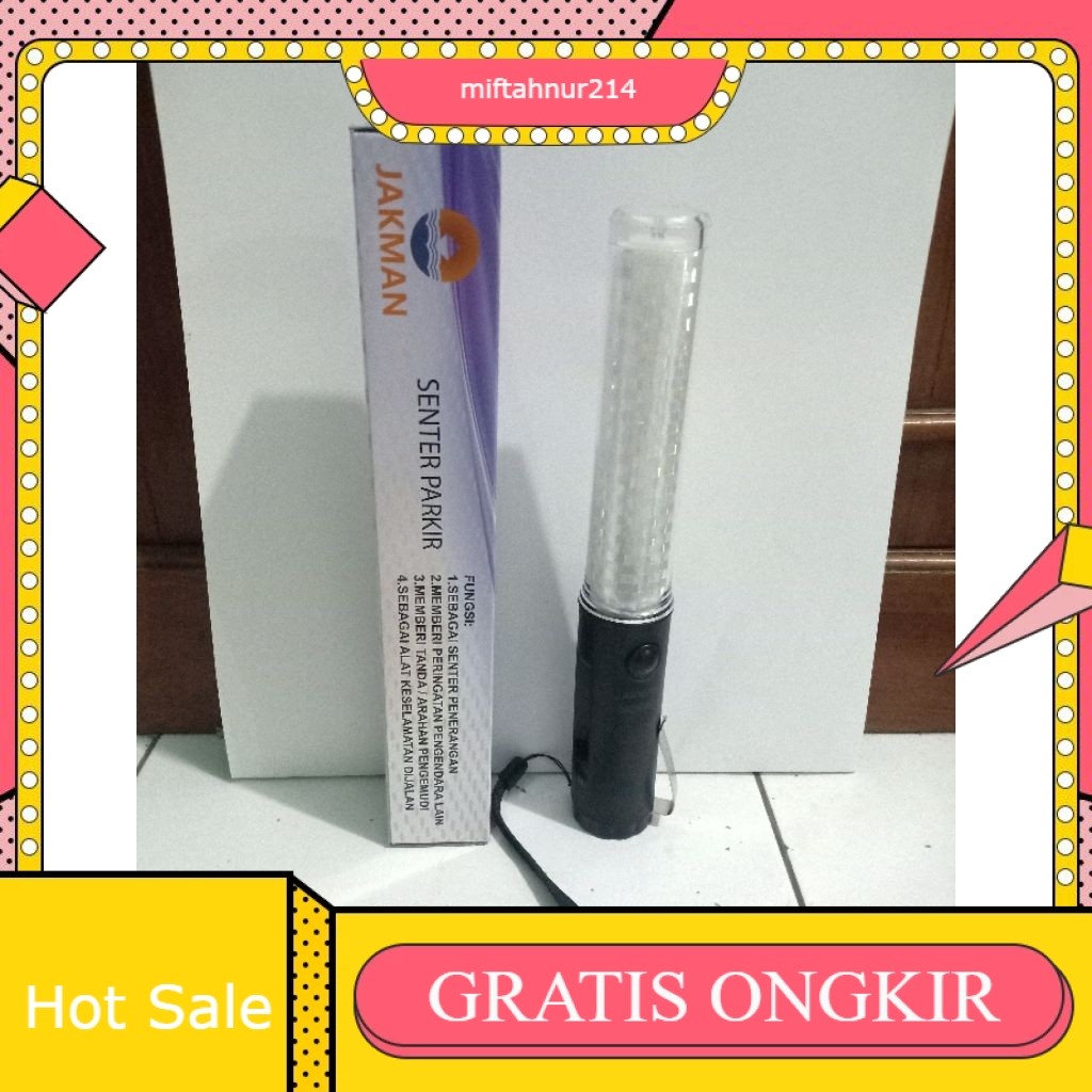 SENTER PARKIR LED 26cm/ SENTER LALU LINTAS LED