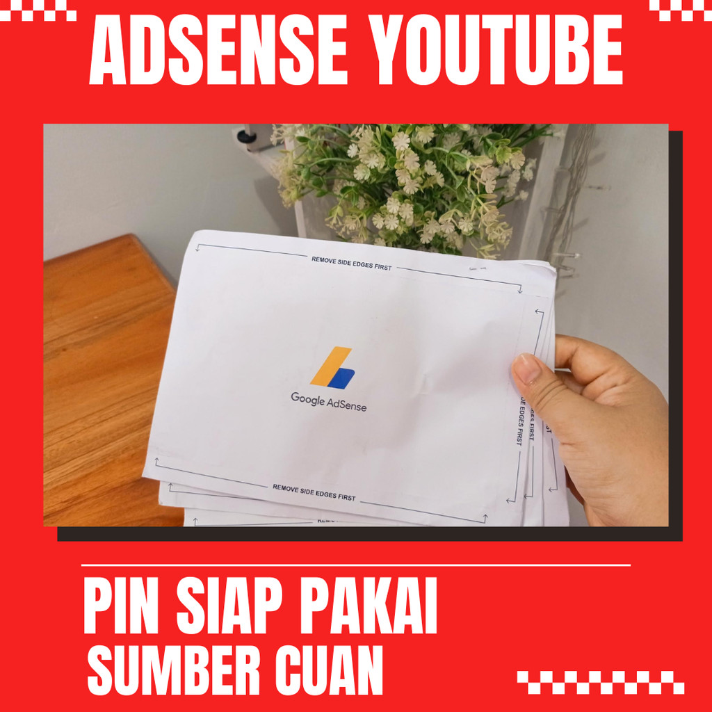 ADSENSE PIN YOUTUBE SIAP PAKAI BIAR CEPAT GAJIAN