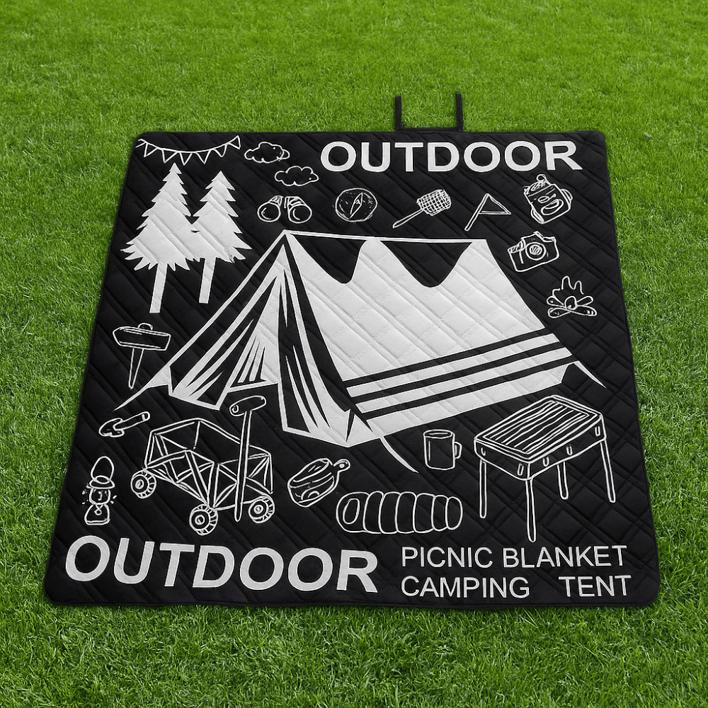 Collapsible Outdoor Picnic Mat Comfortable Waterproof Picnic Lawn Mat Durable Base MoistureProof Bea