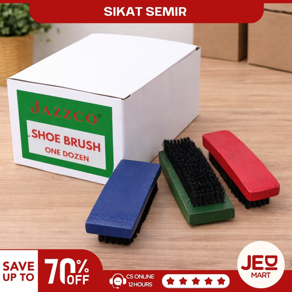 1 Box (12 Pcs) SIKAT SEMIR SEPATU JAZZCO BC-428 - SIKAT SEPATU