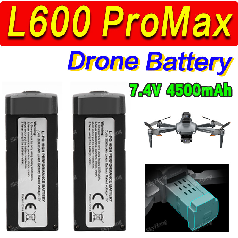 Original LYZRC L600 Pro Max Battery 7.4V 4500mAh 30min Battery Life L600 ProMax Dron Quadcopter Batt