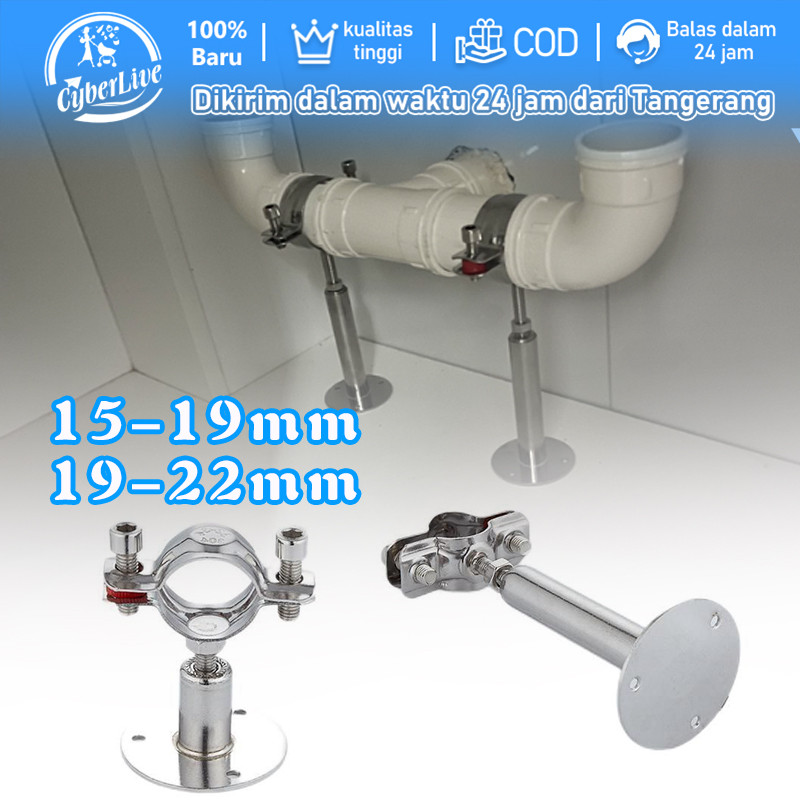 Klem Pipa 304 Stainless Hanger Clamp Pipa Holder Klem Gantung Pipa Adjustable Hanger Clamp