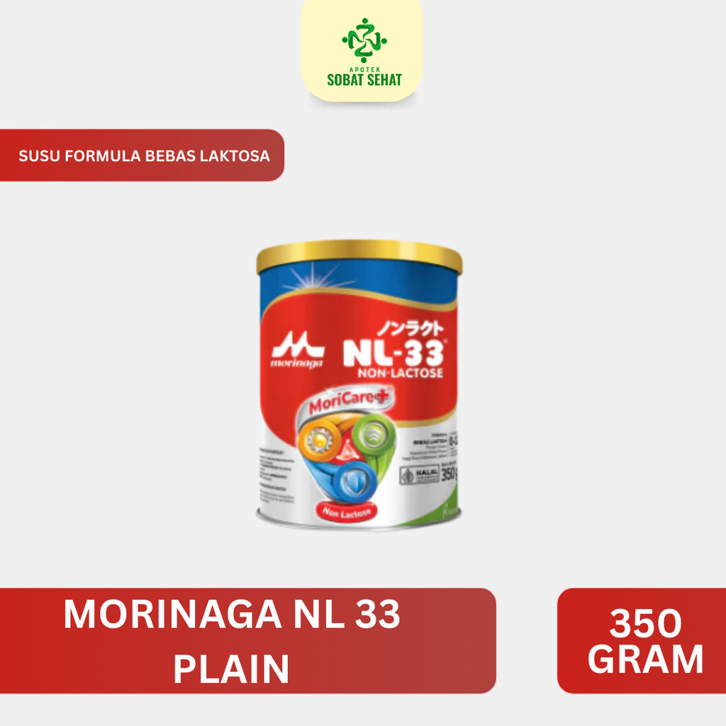 Morinaga NL-33 350g Formula 0-12 Bulan Bebas Laktosa