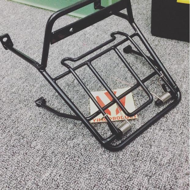 Rak depan motor yamaha yt115 warna hitam behel begel rack rx