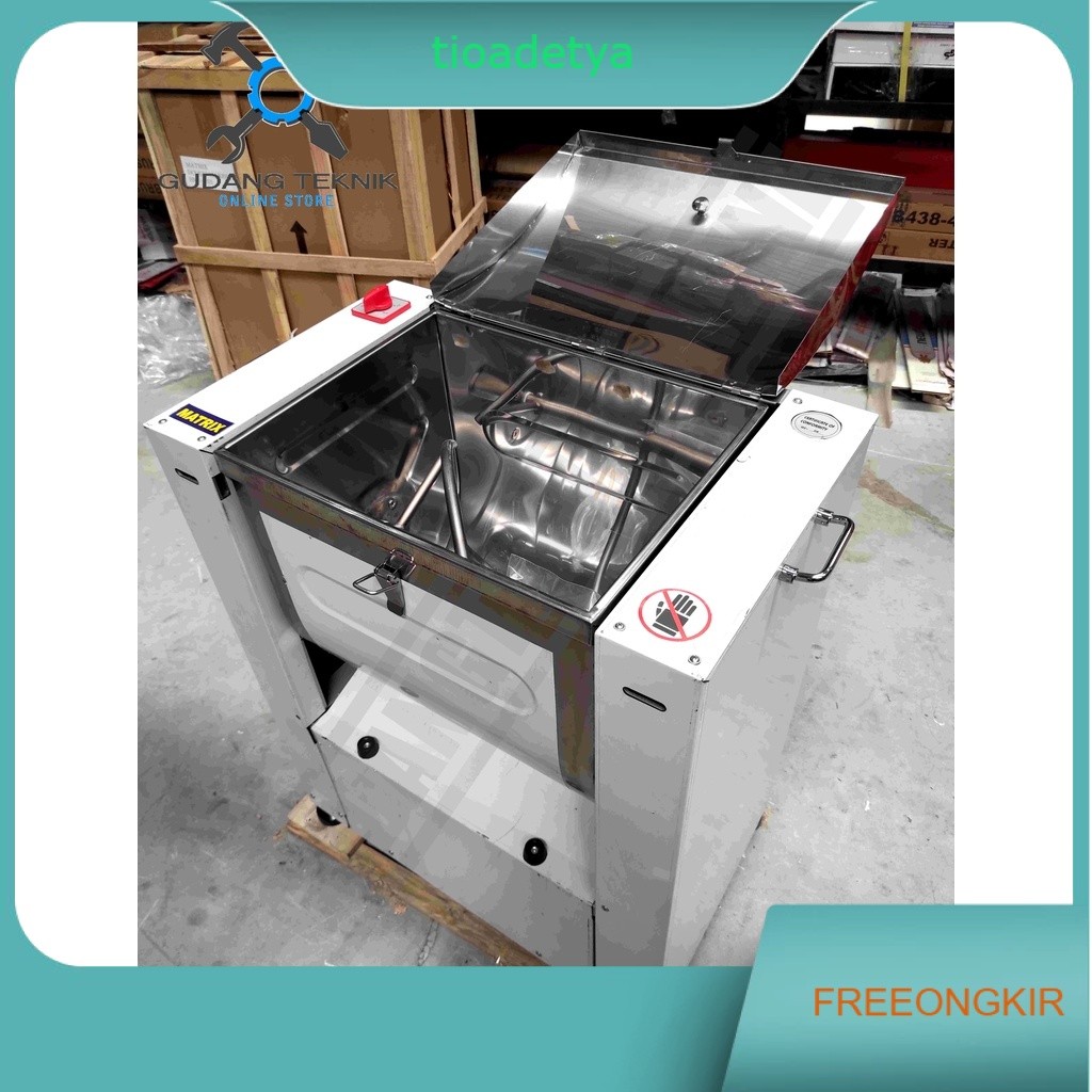 Mesin Pembuat Adonan Tepung 25kg MATRIX HMJ25S / Dough Maker HMJ 25S - Mesin Adonan Tepung Roti Mie 