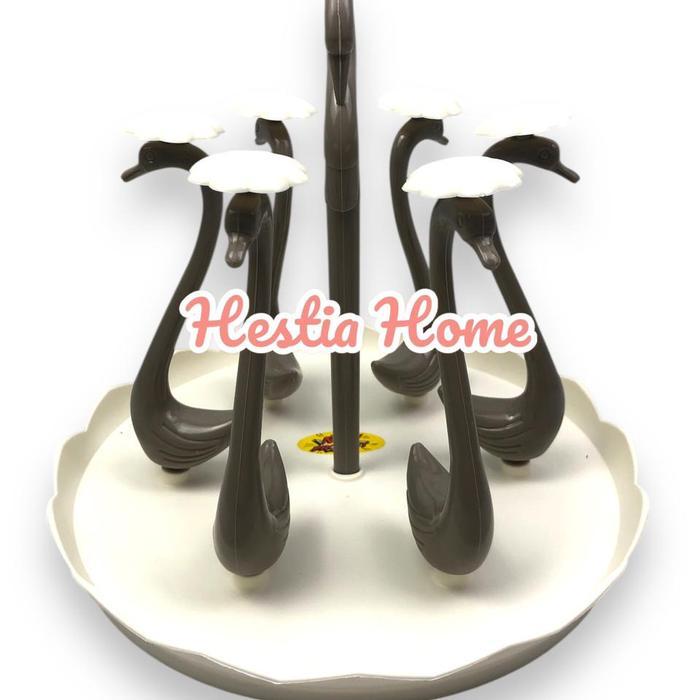 Asvita Swan Glass Stand Plastik/ Rak tempat Gelas cangkir - MILO
