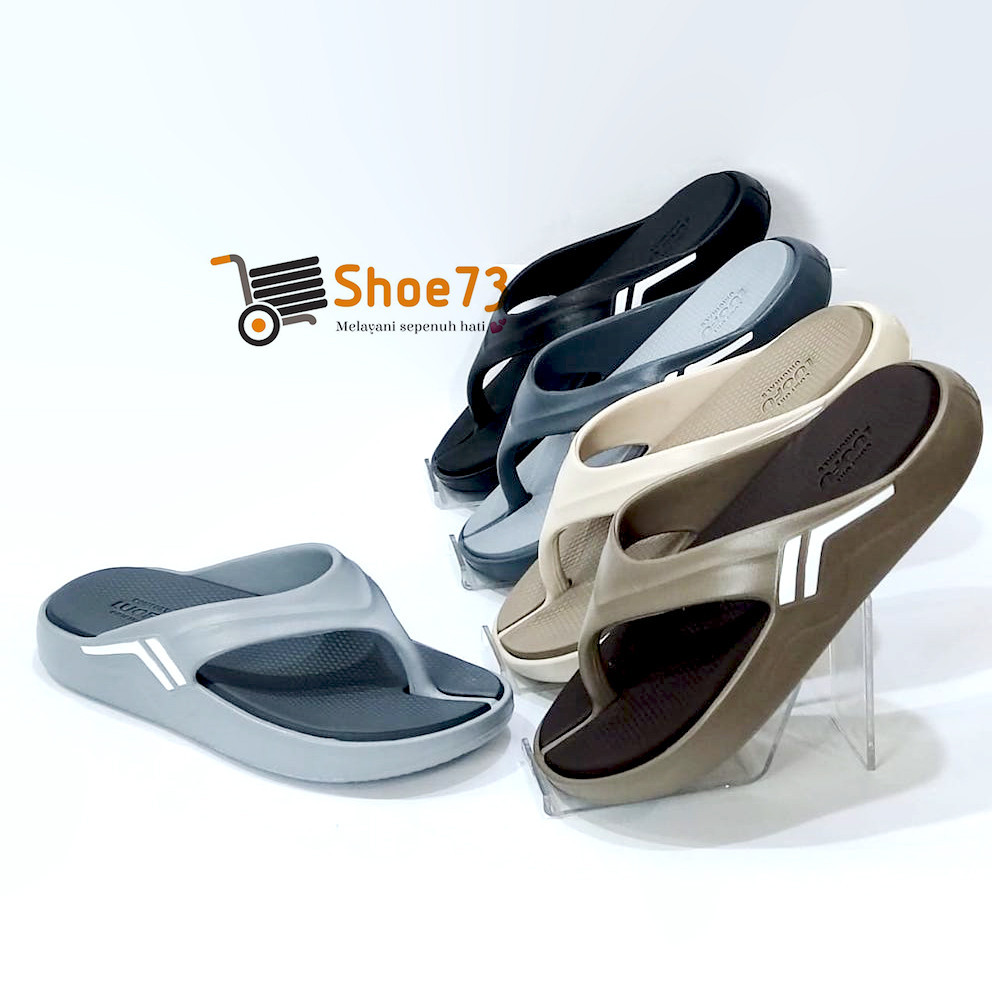 LUOFU E 6217 - BRJDR SIZE 36-40 ORIGINAL l Sandal jepit jelly pria l Sendal jepit cowok RINGAN ANTI 