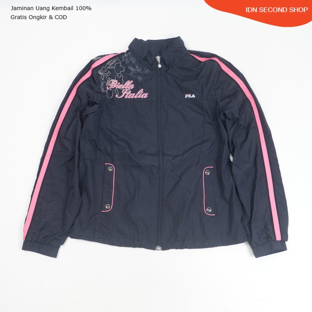 FILA Embroidered Lightweight Jacket Casual Outerwear – Preloved