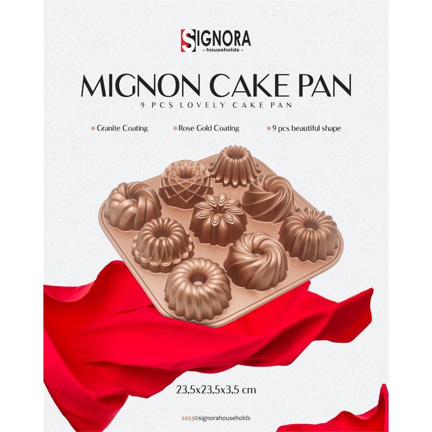 Mignon Cake Pan Signora / Loyang Sultan Mini Signora