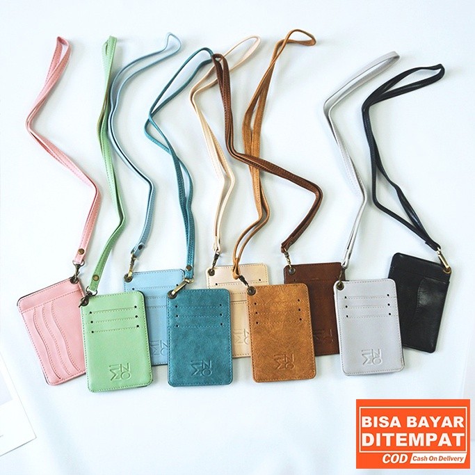 TL187 CARD HOLDER/DOMPET KARTU KULIT/DOMPET KULIT SINTETIS/DOMPET GANTUNG/MINI WALLET/WANITA/PRIA
