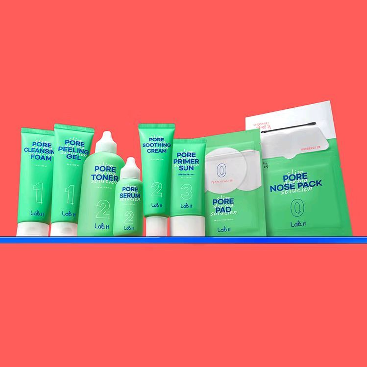 Lab It by Dr. G Pore Toner | Pore Serum | Pore Cleansing Foam | Pore Primer Sunscreen | Pore Peeling