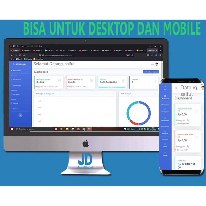 Aplikasi Sistem Informasi Keuangan Berbasis Web
