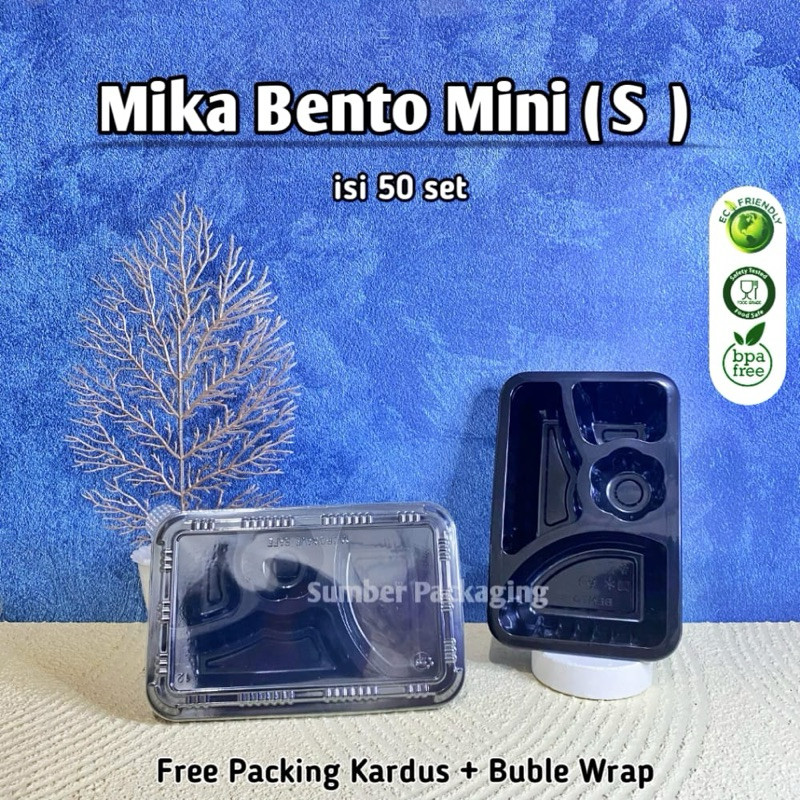 Ayumi Shop - Mika Bento Mini (s) | Tempat Makan | Lunc box Bento Hitam