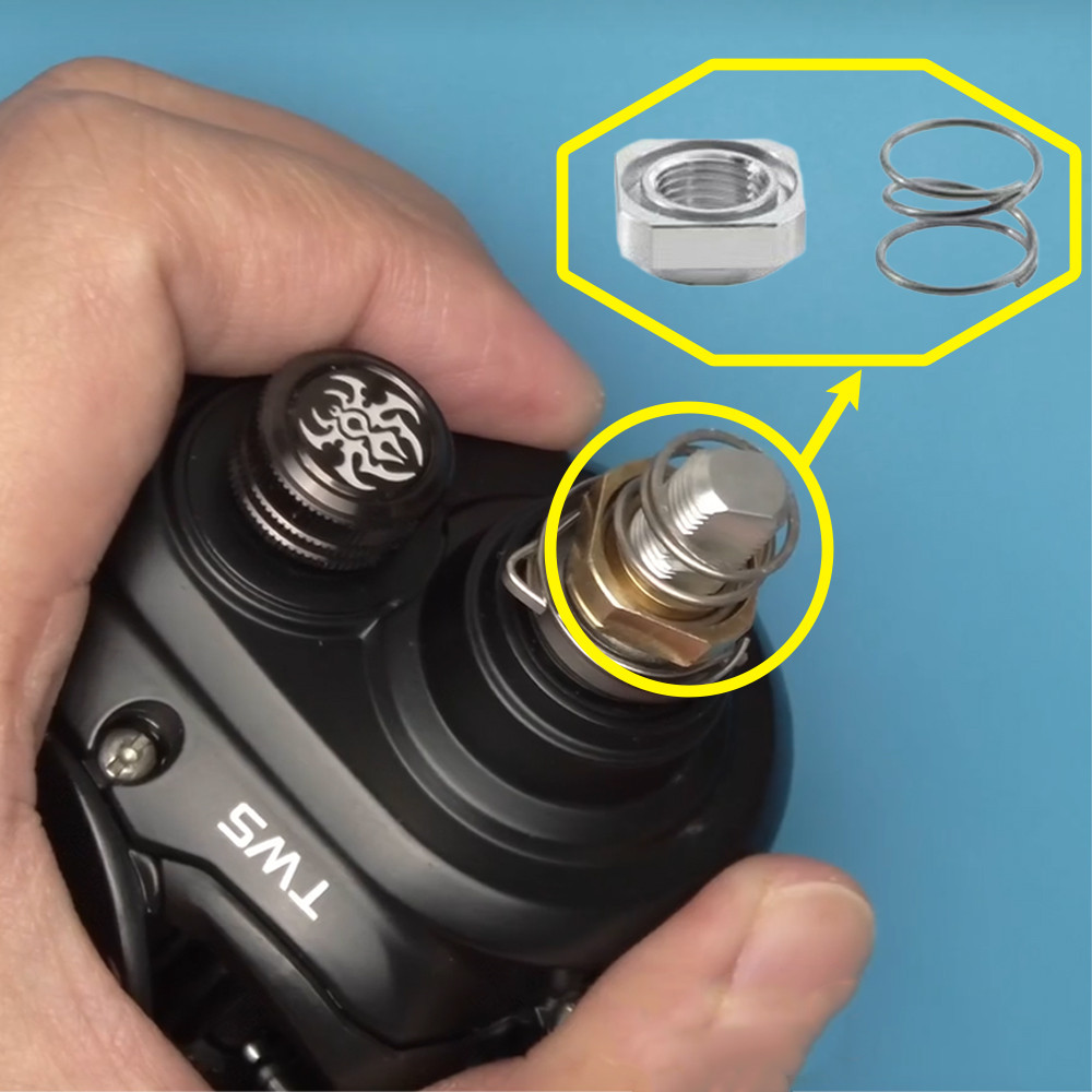 Bait Casting Reel Star Drag Lock Nut&Spring for DAIWA STEEZA/ZILLION/MORETHAN/ALPHAS/SILVER CREEK/TA