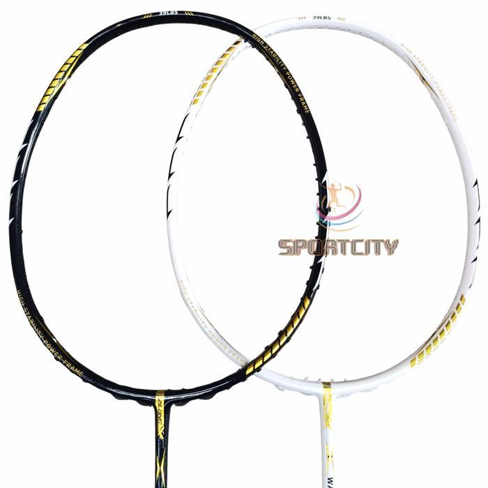 Raket Badminton ZILONG WAVENAMI 311 PRO TERBARU 38lbs Original - WAVENAMI Black, Raket Saja