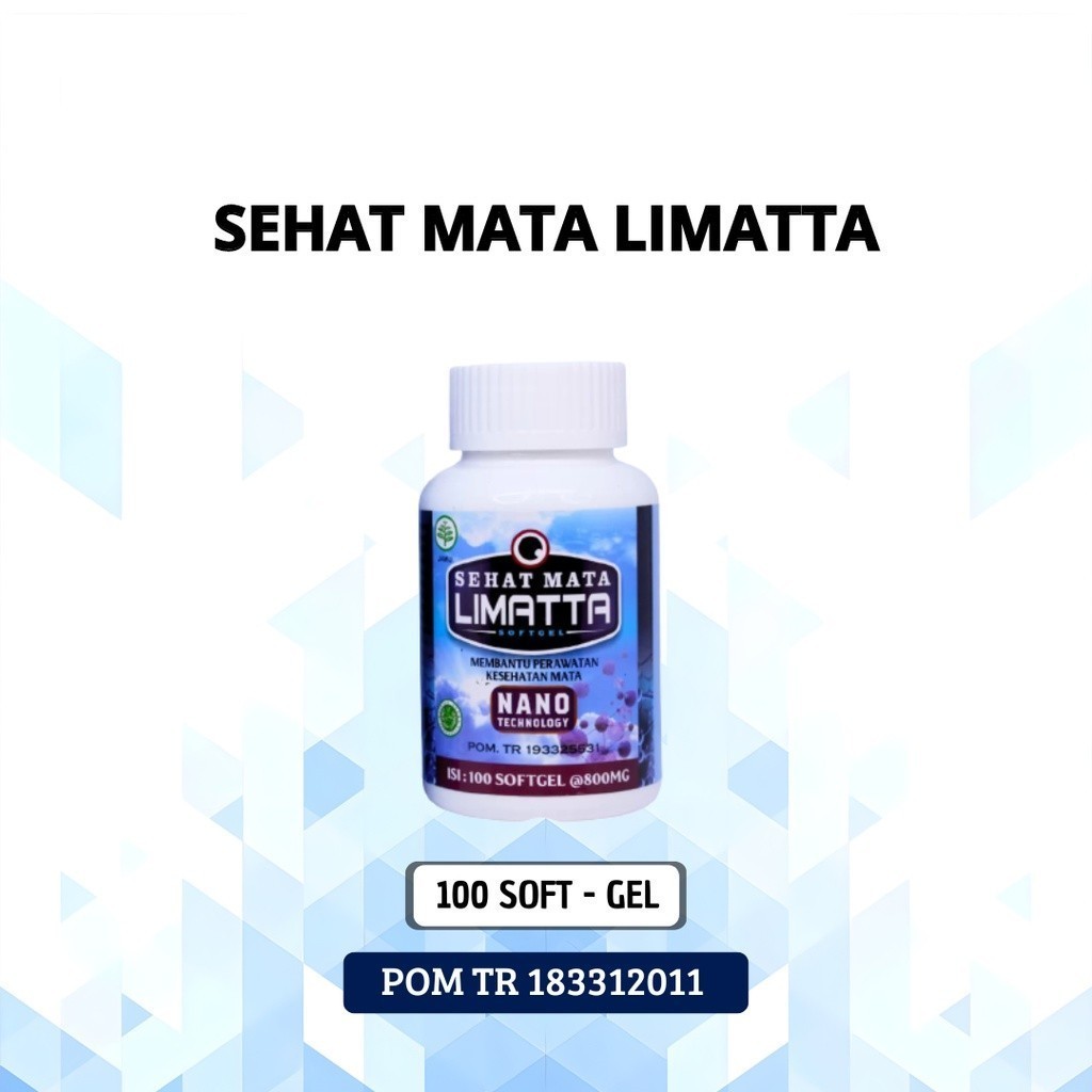 Limatta Softgel - Obat Rabun jauh / dekat, Obat Mata katarak lansia dewasa dan anak, Obat Mata minus