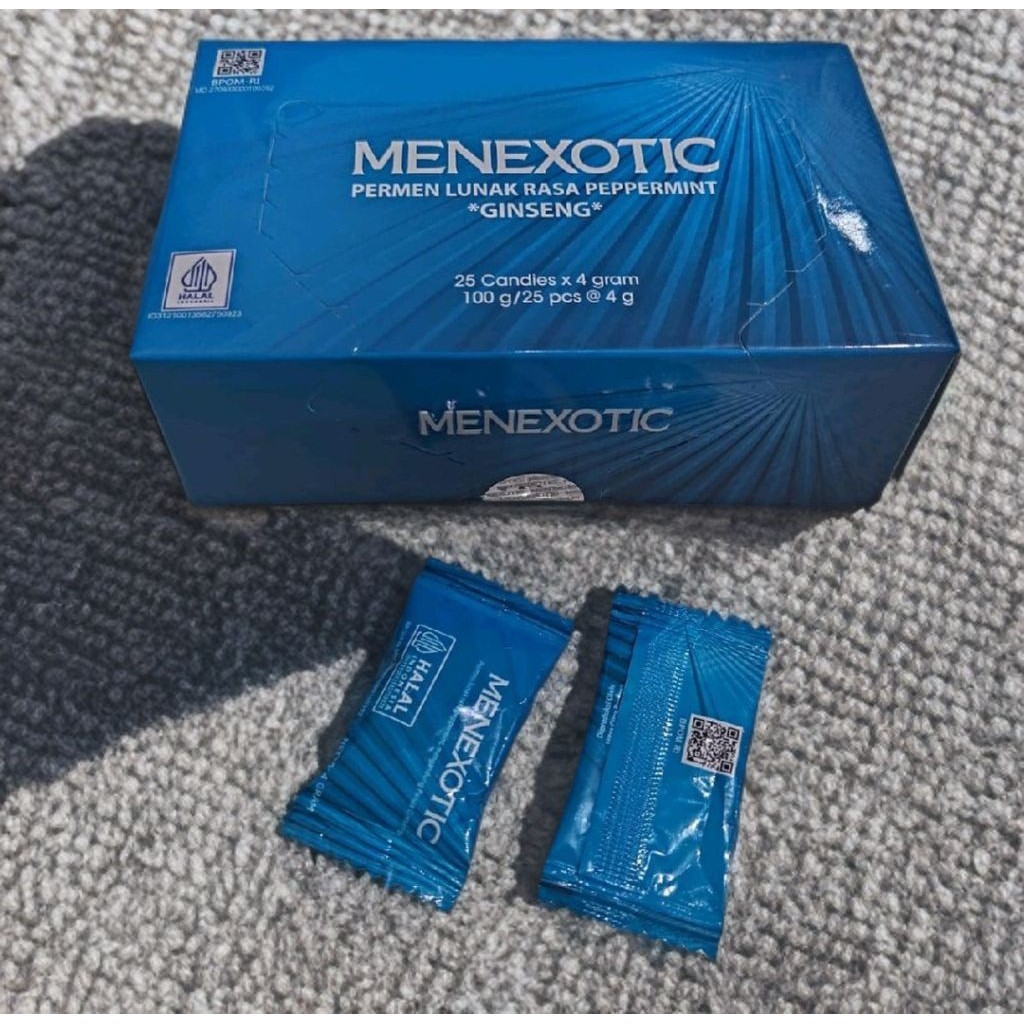 Permen Lunak Menxotic|Mense Xotic|Mens Exotic|Menexotic Original Candy 1Box 25pcs(Produk Original)