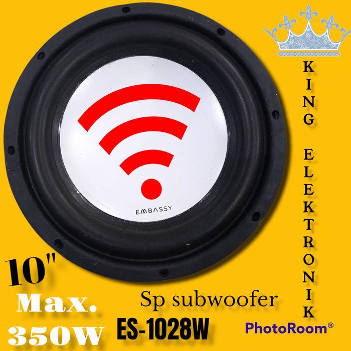 speaker subwoofer 10 inch embassy es 1028w
