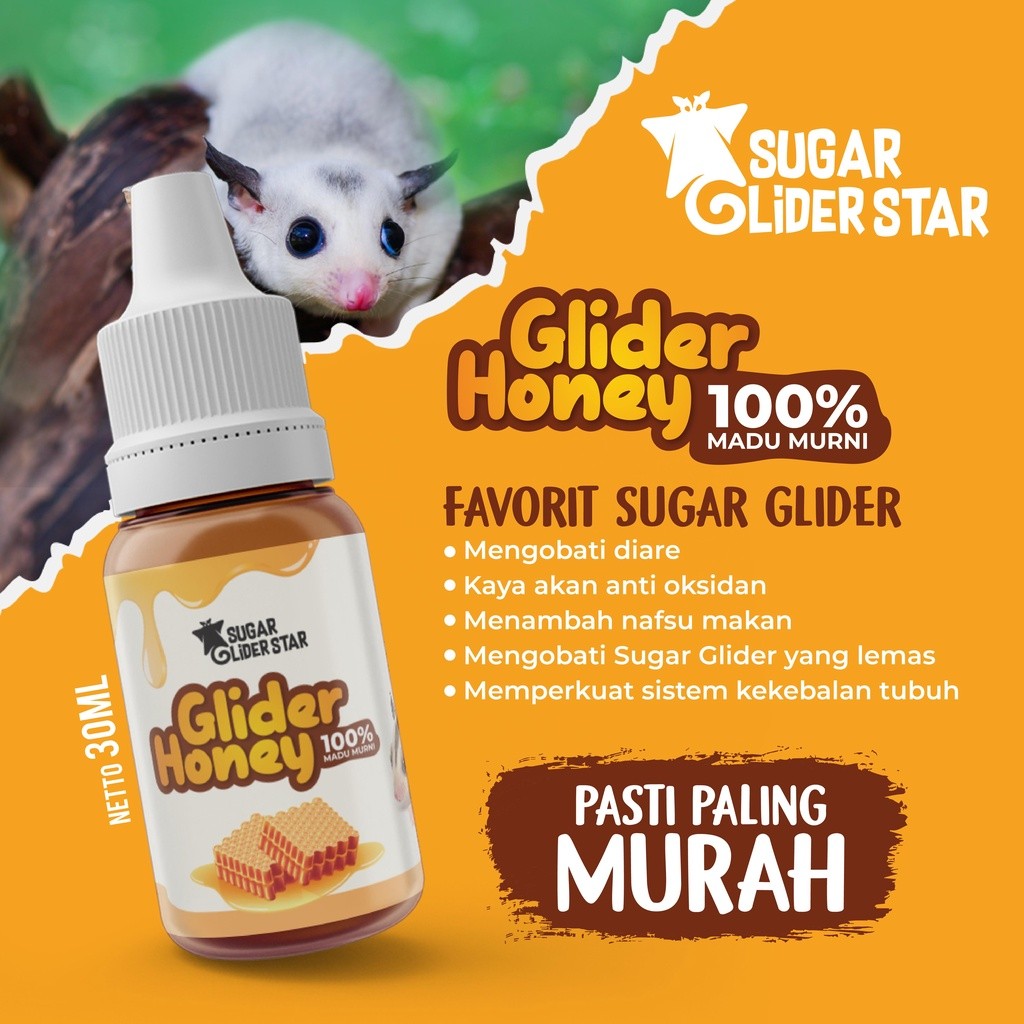 X-Zone Pets SUGAR GLIDER STAR Glider Honey Madu Murni Kesehatan Sugar Glider 30ml