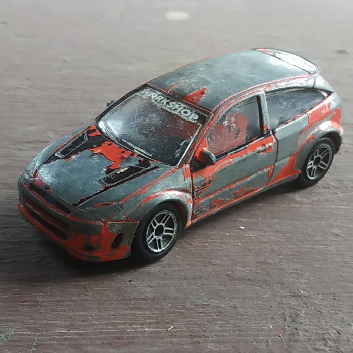 Realtoy ford focus wrc diecast loose junk bukan hotwheels 5B 2ND