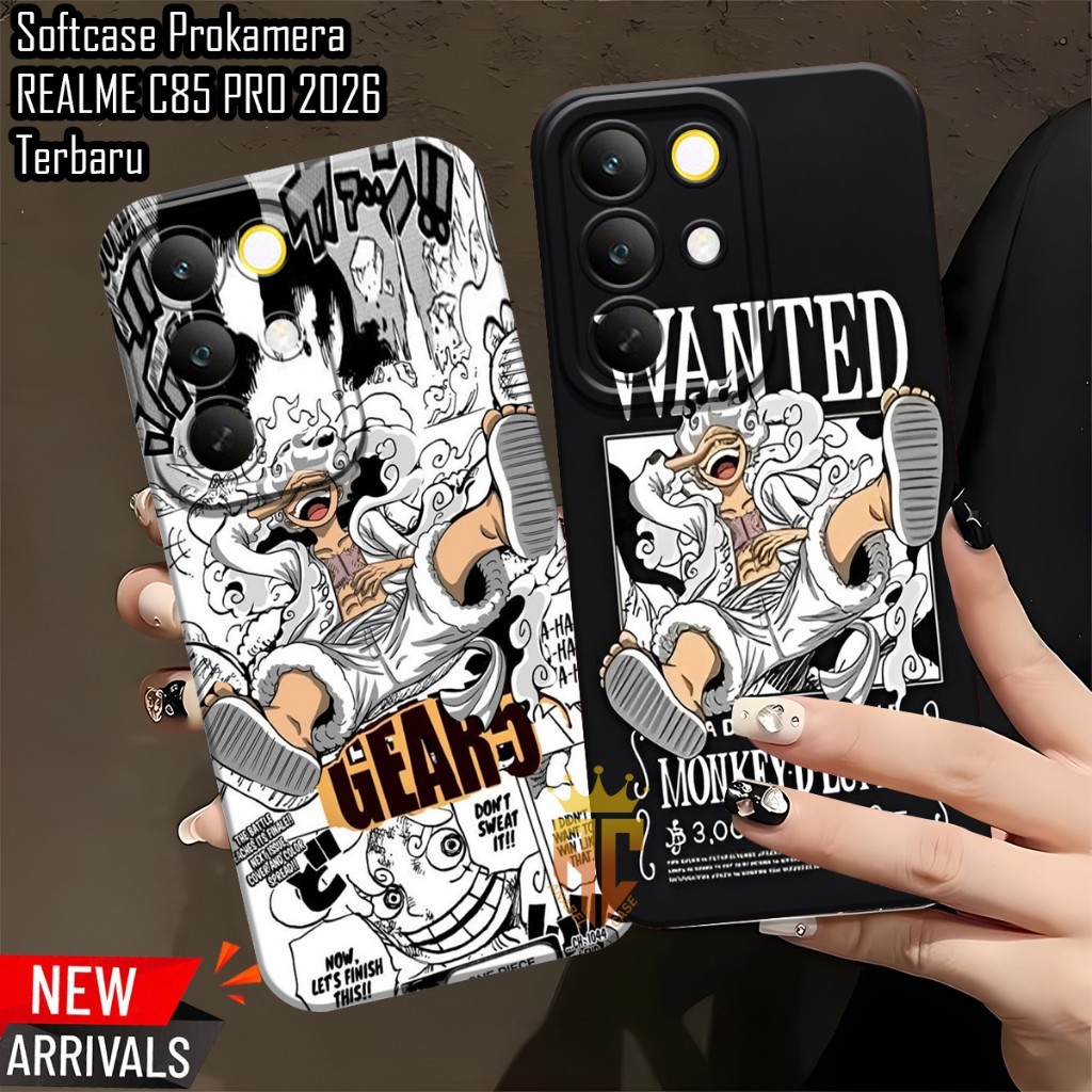 Softcase REALME C85 PRO - Casing REALME C85 PRO Motif Gear5 One Piece - Kesing Realme Kekinian RL21]