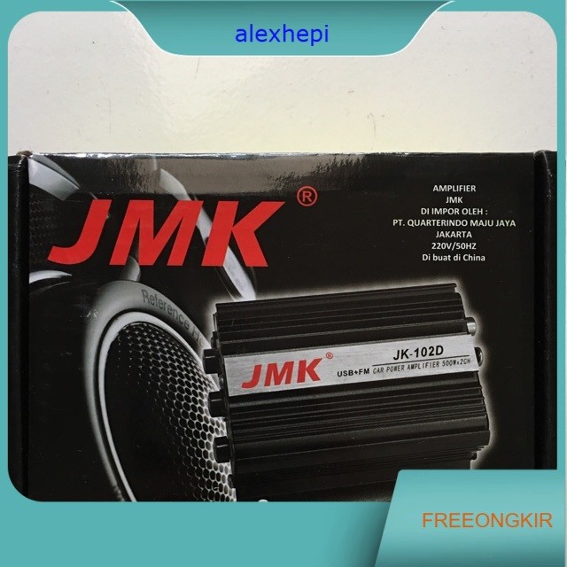 Ampli mobil AMPLIFIER MOBIL  DC 12V JMK  jk102D