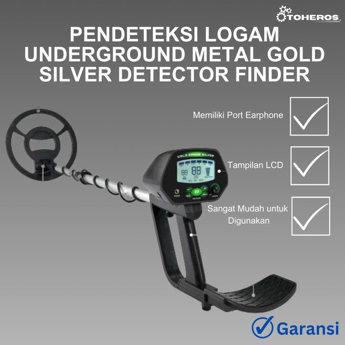Gold Detector Metal Alat Deteksi Logam Underground Metal Gold Silver Detector Finder