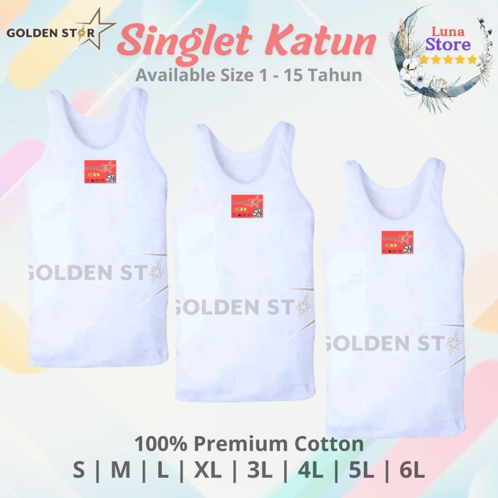 NASRIJAL 12 PCS Singlet Anak Kaos Dalem Anak Usia 0-16 Tahun Kaos Kutang Anak Cewek dan Cowok Single