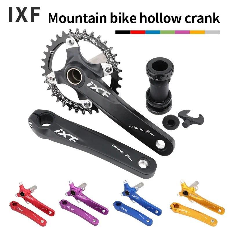 IXF Bicycle Crankset 104BCD 170mm Crank Wide Narrow ainring Oval/Round sc ain Wheel Compatible with 
