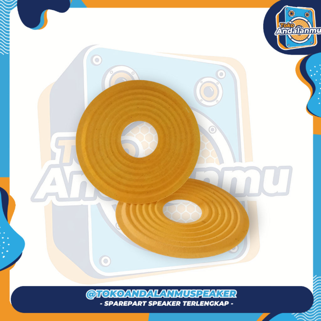 DAMPER ACR 12 INCH 1230 BLACK KUNING 130 X 38 X 3 mm