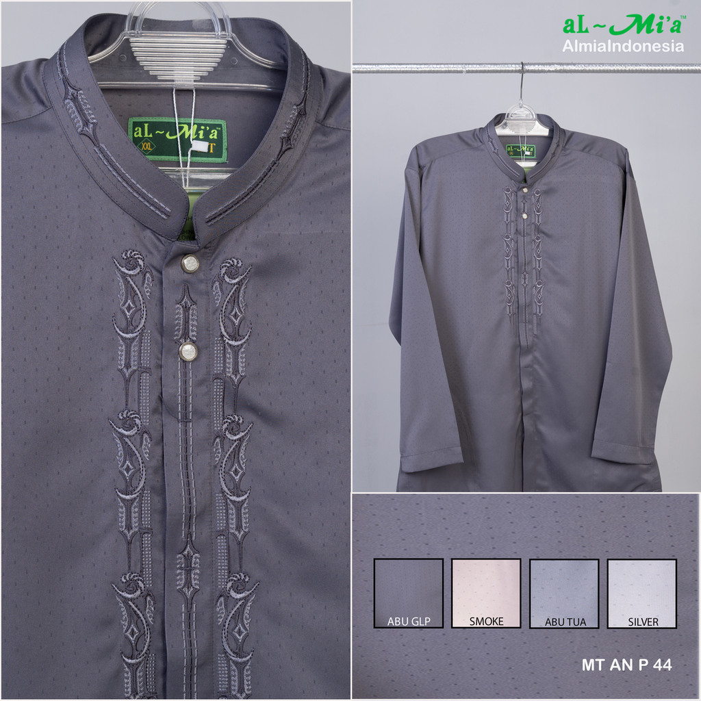 Baju Koko Al-Mia ANP-44 Jumbo – Lengan Panjang