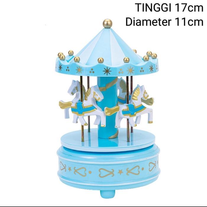 Promo music box | musical box carousel | pajangan carousel kuda| - BiruOri