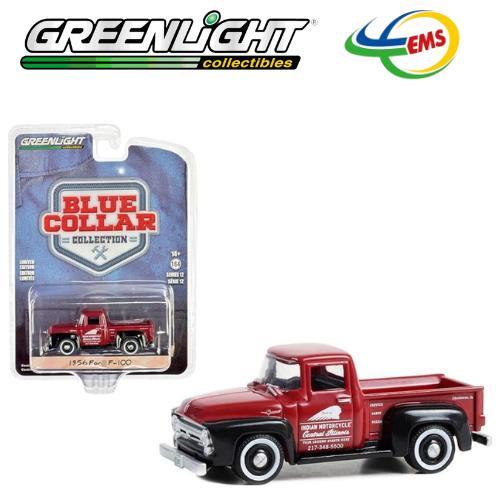 GREENLIGHT - FORD USA - F-100 PICK-UP INDIAN MOTORCYCLE SERVICE 1956
