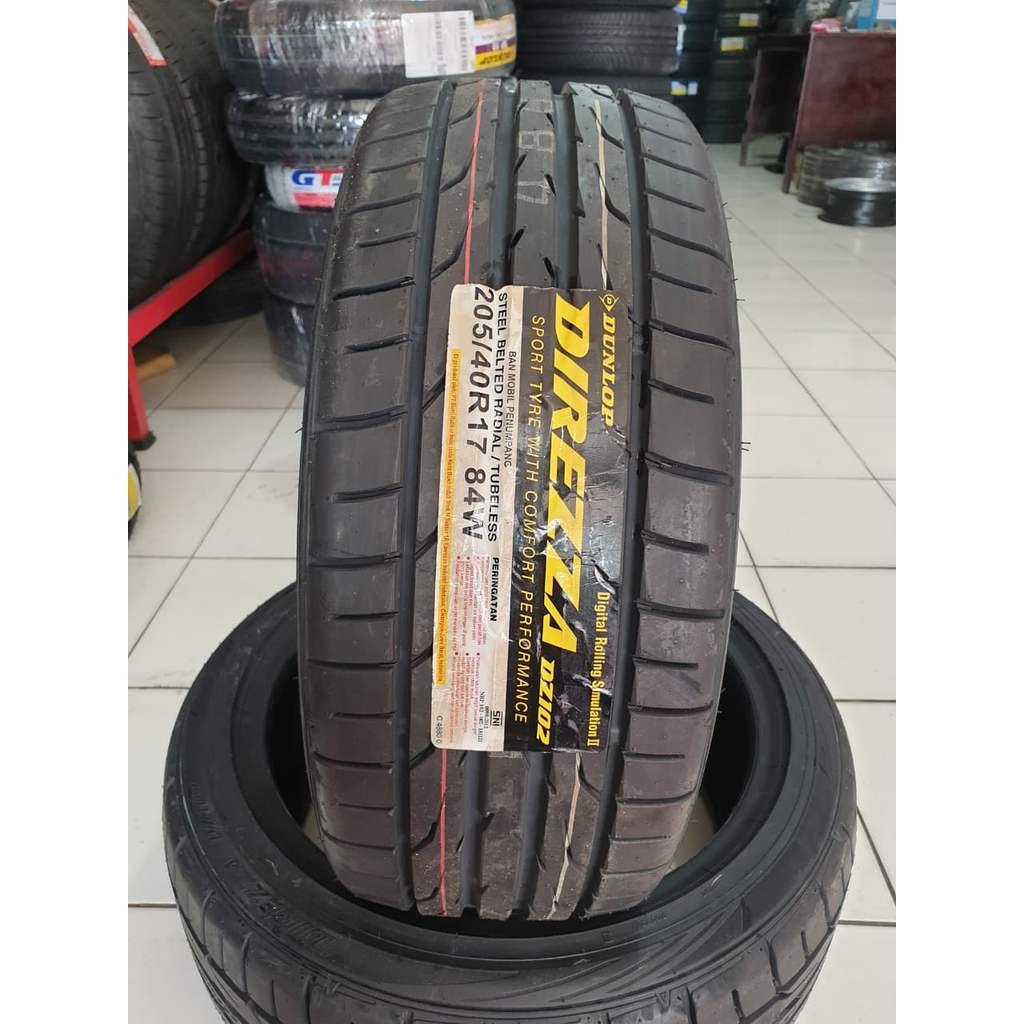Ban Mobil Ring 17 DUNLOP DIREZZA 102 205/40 R17 Tahun 2024