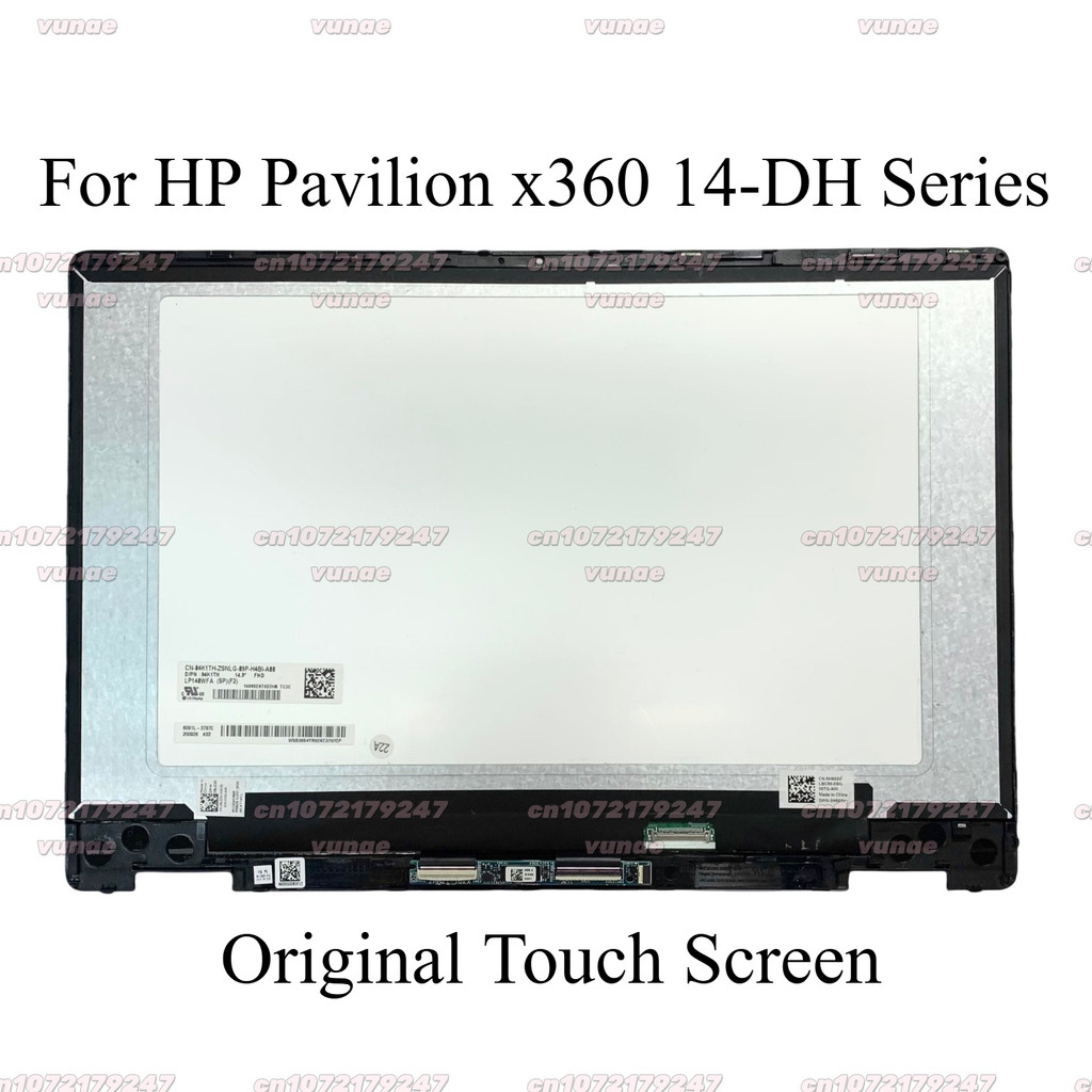 Original Tou Screen For HP Pavilion x360 14-DH 14-dh0706nz 14M-DH00 14T-DH100 gitizer Assembly Repla