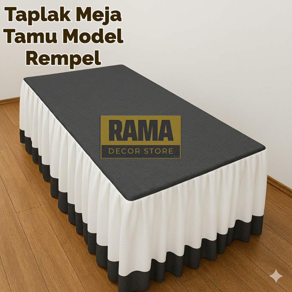 TerlarisTaplak Meja Tamu Rumbai Mewah Rempel CostumTermurah