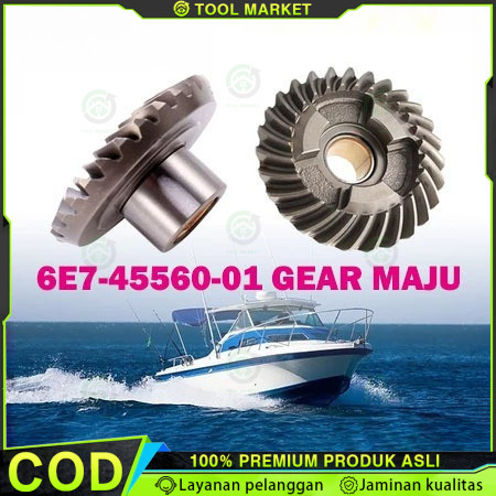 GT| Sparepart Mesin Tempel Gigi Maju 6e7-45560-01 Gigi Maju Mesin Tempel Yamaha 15 Pk / Mesin Tempel