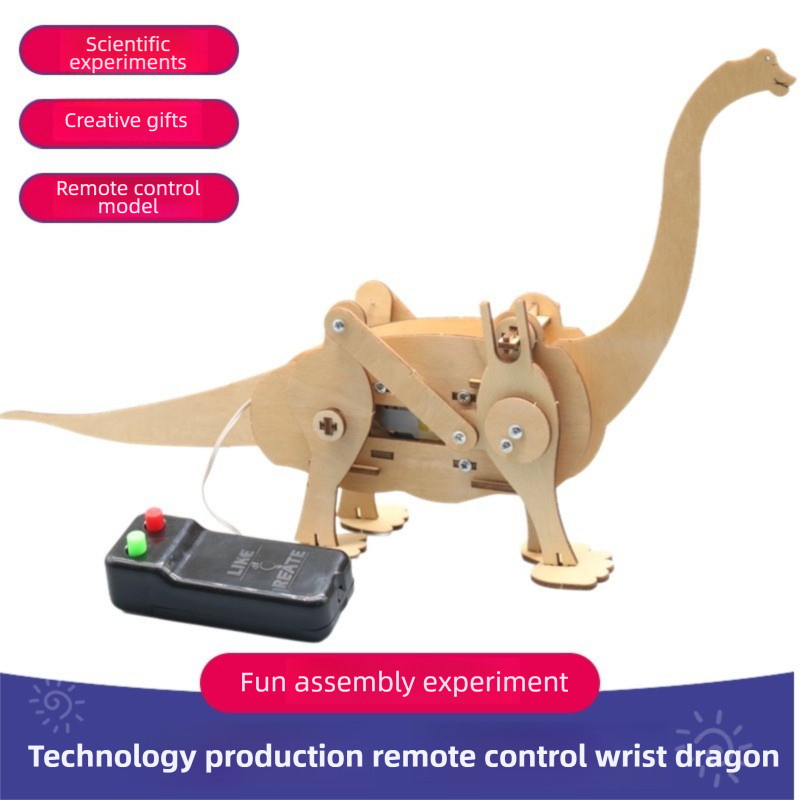 Y Science Toys ildren Educational STEM Kits nosaur Model Tenologia Experimental Tool Wood Puzzle Gam