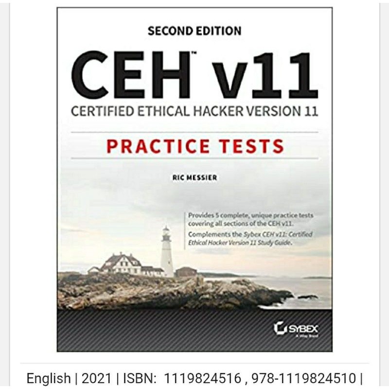 CEH V11 Certified Ethical Hacker Version 11 Practice Test 2nd Second Edition