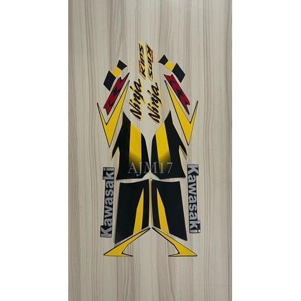 STIKER STRIPING NINJA RR 2012 KUNING