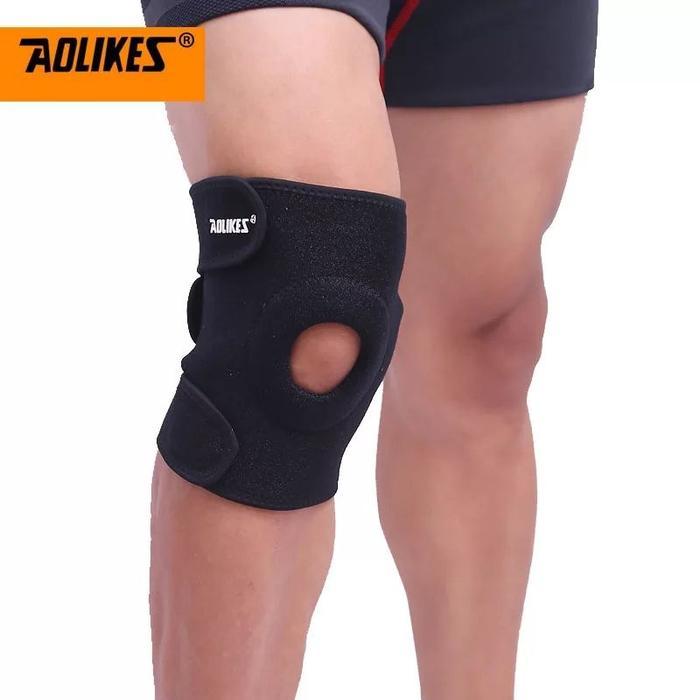AOLIKES 7616 Knee Support Knee Pad Pelindung Lutut Deker Lutut Aolikes - Knee Panjang