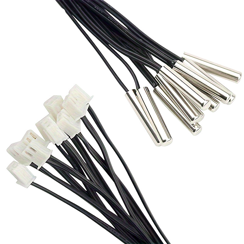 Sensor Suhu DS18B20 - Presisi Tinggi 1%, Kabel Sambungan Cepat (Tersedia dalam Panjang Kabel 1m/2m/3