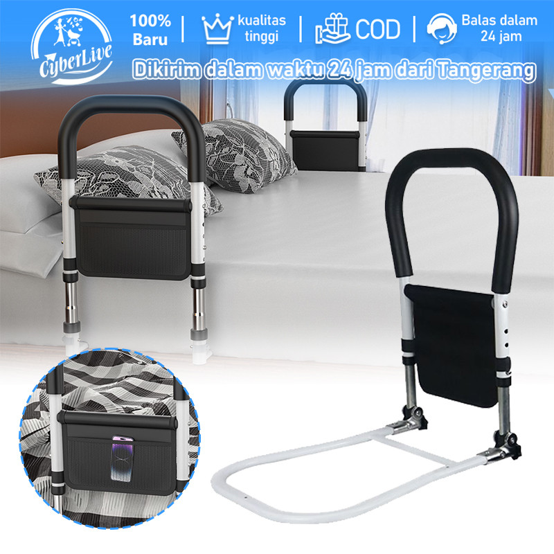 Bed Assist Rail Siderail Bed Pasien Bed Rail Adjustable Folded Safety Bed Rail Lansia Pegangan Tempa