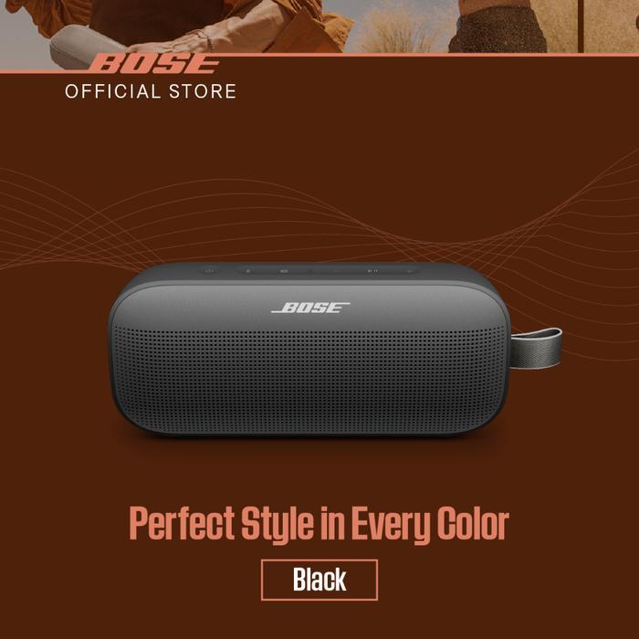 (Acome Audio) Bose SoundLink Flex 2 Portable Waterproof Wireless Bluetooth Speaker​ - Black