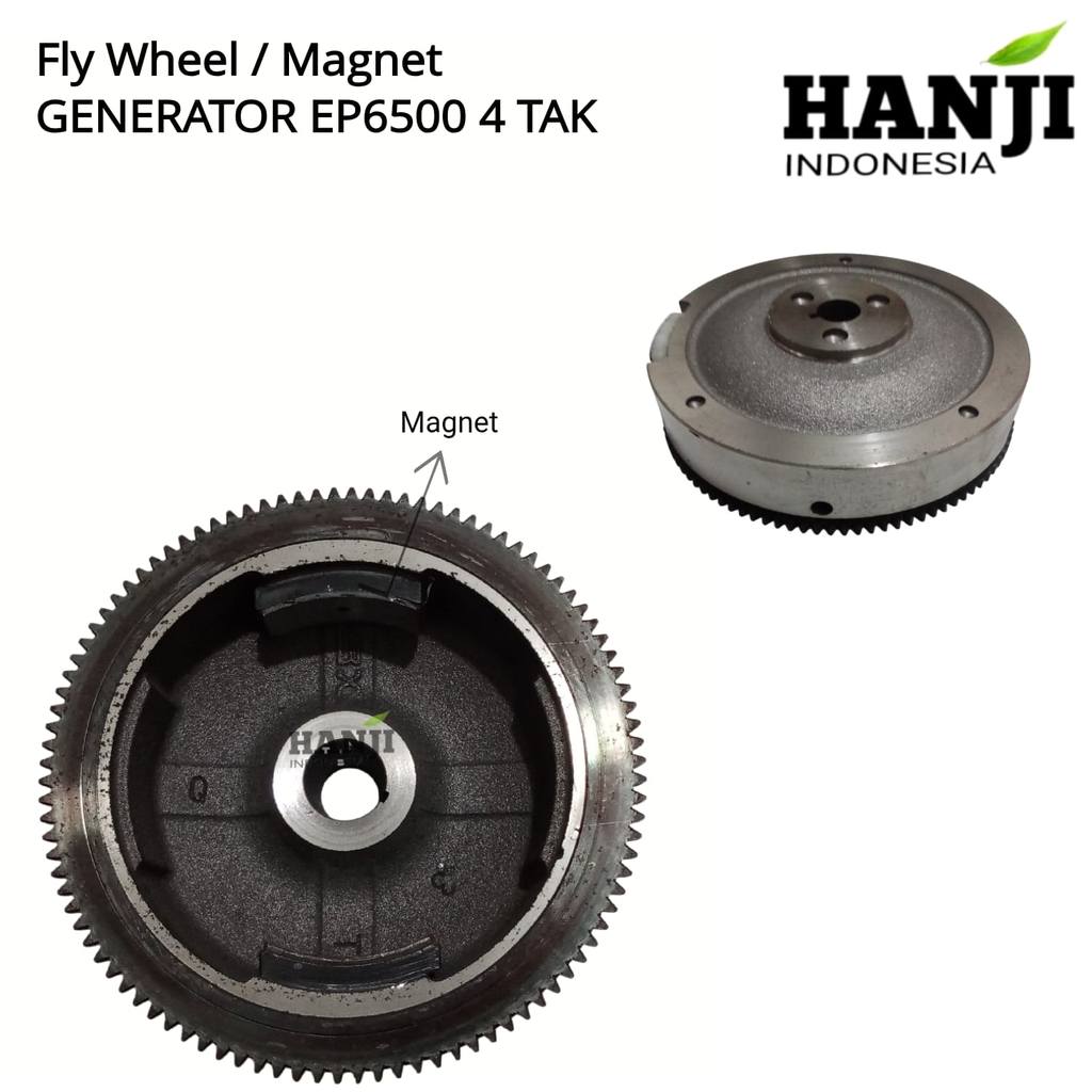 Flywheel Genset 4Tak Mesin Genset Generator  Kipas Magnet Generator EP6500 4Tak