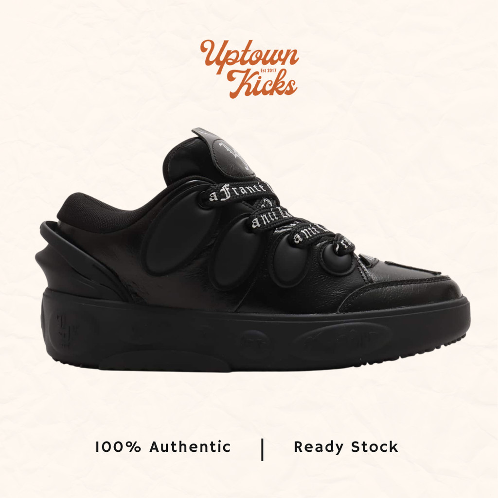 Puma LaFrance Written in Chrome Pack Black Men Basketball Shoes Sepatu Basket Pria 311335 01 (100% o