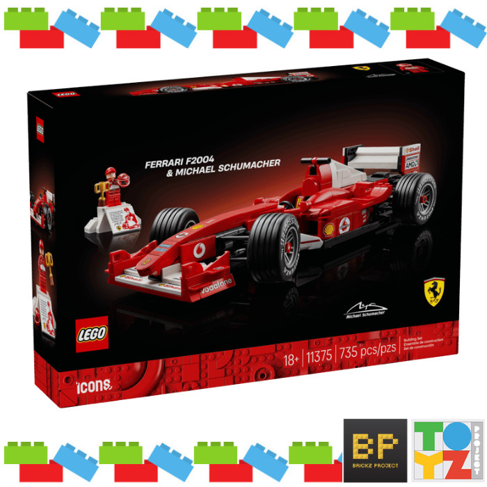 Lego 11375 Icons - Ferrari F2004 & Michael Schumacher