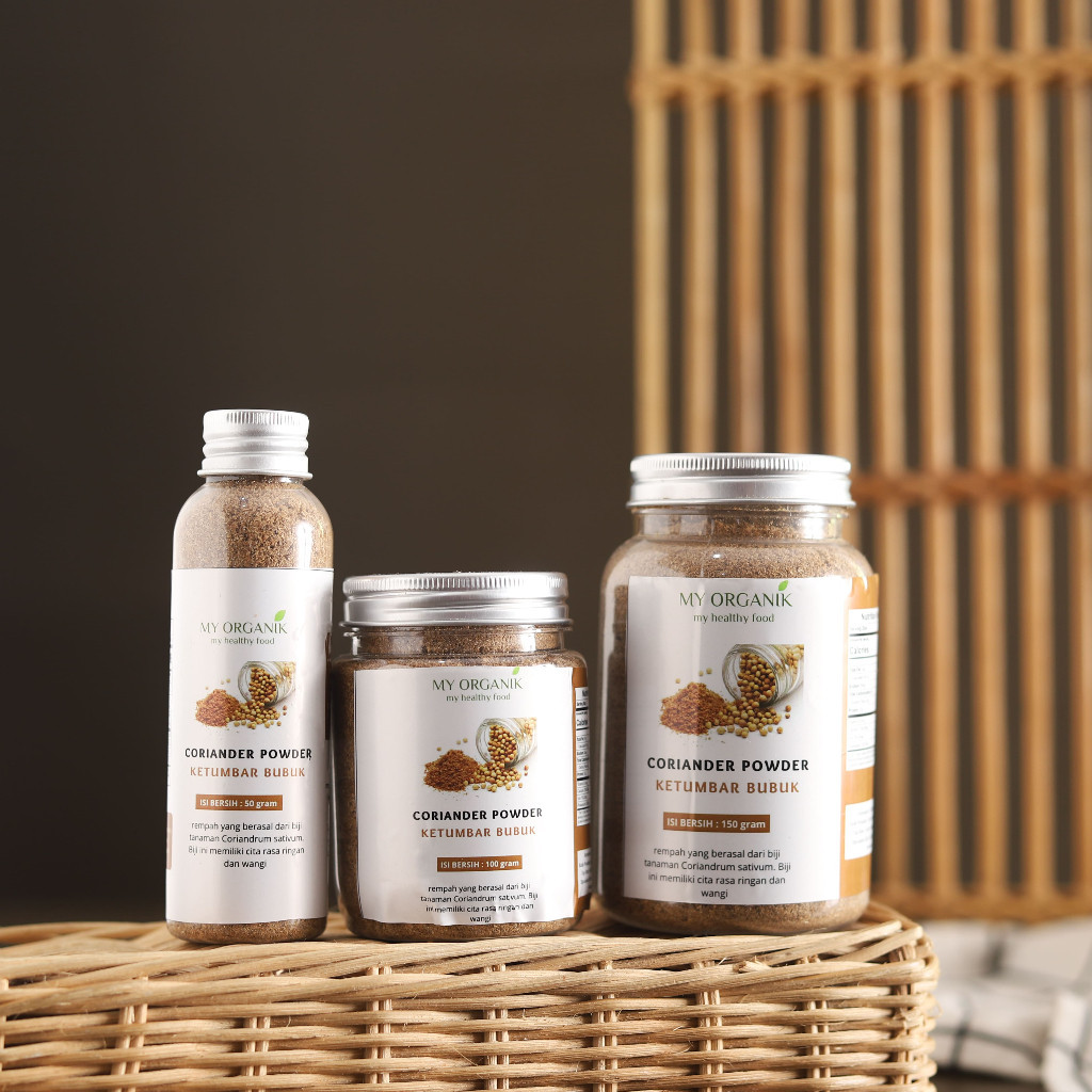 My Organik Ketumbar Bubuk Murni Organik Murni Premium Asli 100% Tanpa Campuran Original Organik